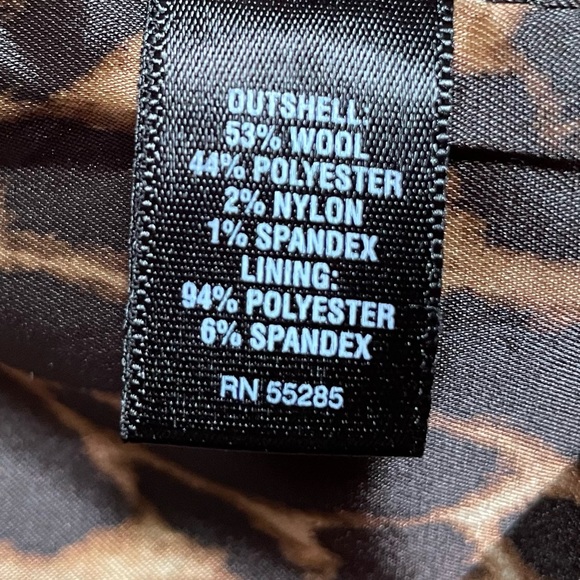 Express Wool Blend Gray Jacket Blazer - Size 4 - Picture 7 of 11